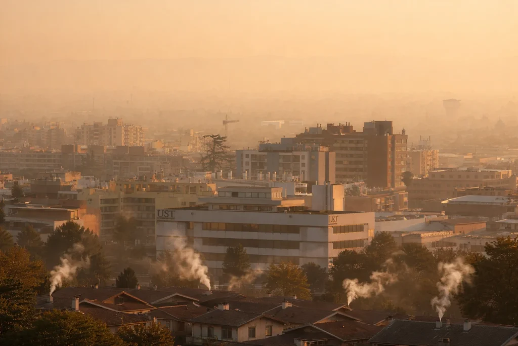 temuco con contaminación