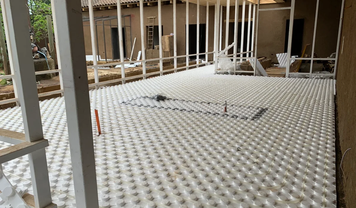 Instalación de Losa Radiante para una casa